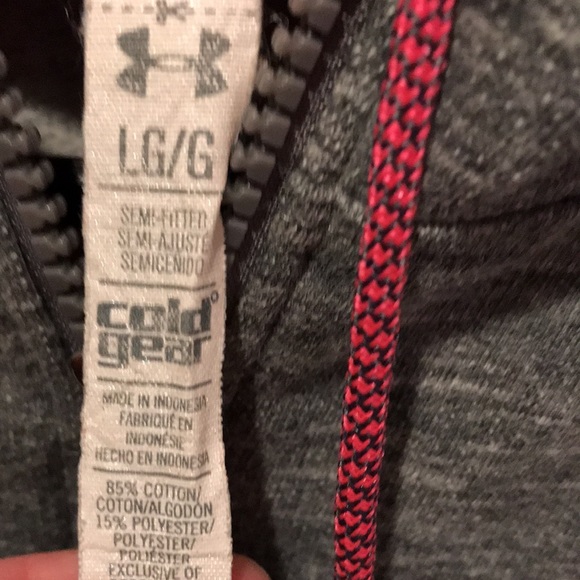 Under Armour Coldgear Zip Up Hooded Jacket - Picture 5 of 9